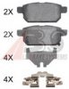 A.B.S. 37886 OE Brake Pad Set, disc brake